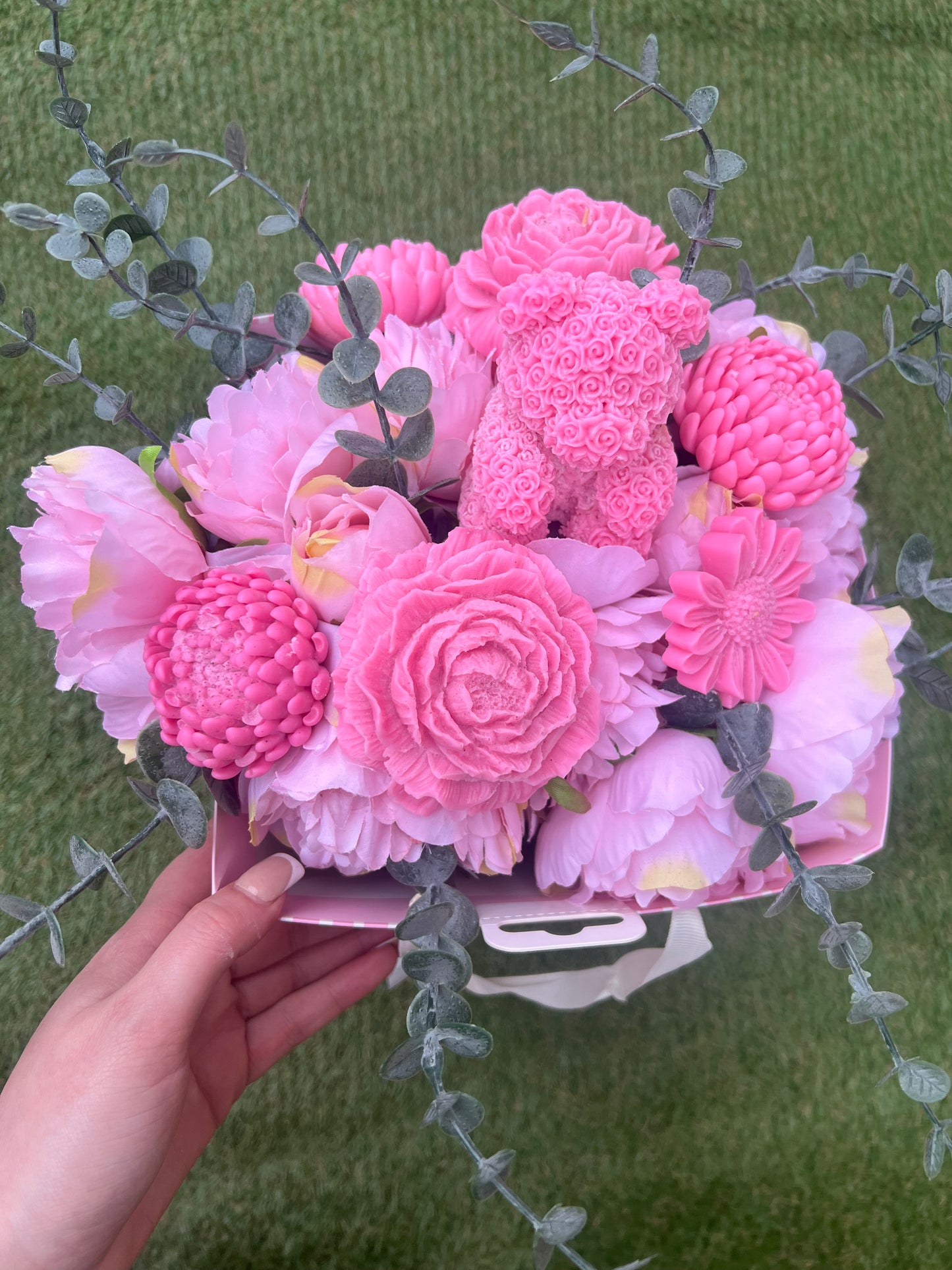 Flower & Wax Bouquet