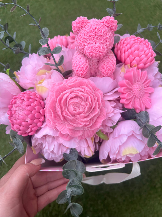 Flower & Wax Bouquet