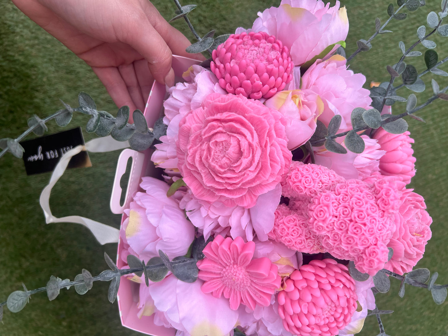 Flower & Wax Bouquet